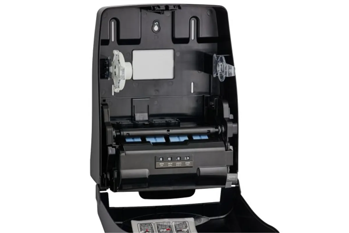 Automatyczny bezdotykowy podajnik ręczników papierowych w roli MERIDA ONE AUTOMATIC MAXI, tworzywo ABS, czarny
 Merida CEC501