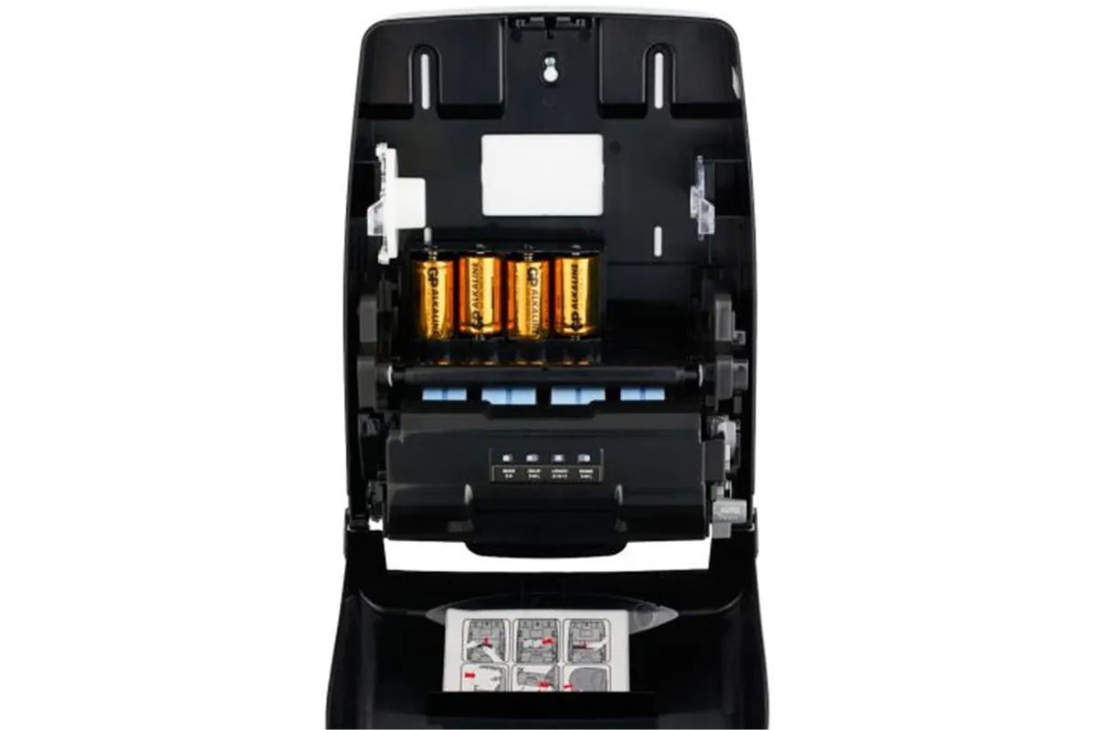 Automatyczny bezdotykowy podajnik ręczników papierowych w roli MERIDA ONE AUTOMATIC MAXI, tworzywo ABS, czarny
 Merida CEC501