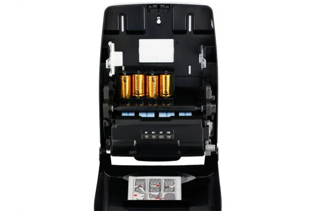 Automatyczny bezdotykowy podajnik ręczników papierowych w roli MERIDA ONE AUTOMATIC MAXI, tworzywo ABS, czarny
 Merida CEC501