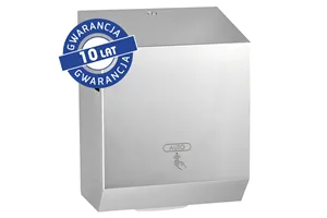Automatyczny bezdotykowy podajnik ręczników papierowych w roli MERIDA STELLA AUTOMATIC MAXI, stal matowa
 Merida CSM503