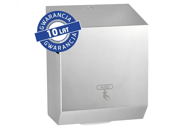 Automatyczny bezdotykowy podajnik ręczników papierowych w roli MERIDA STELLA AUTOMATIC MAXI, stal matowa
 Merida CSM503