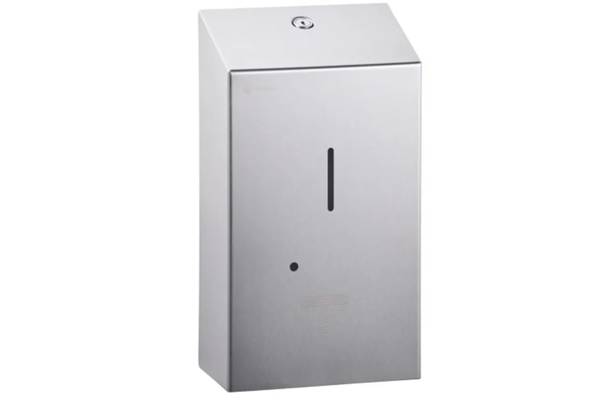 Bezdotykowy dozownik mydła w pianie MERIDA STELLA AUTOMATIC Anti-FingerPrint na wkłady 1000g stal matowa powłoka AFP
 DSM279