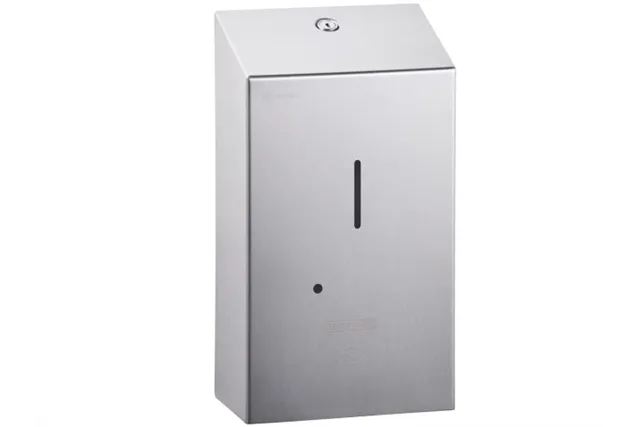 Bezdotykowy dozownik mydła w pianie MERIDA STELLA AUTOMATIC Anti-FingerPrint na wkłady 1000g stal matowa powłoka AFP
 DSM279