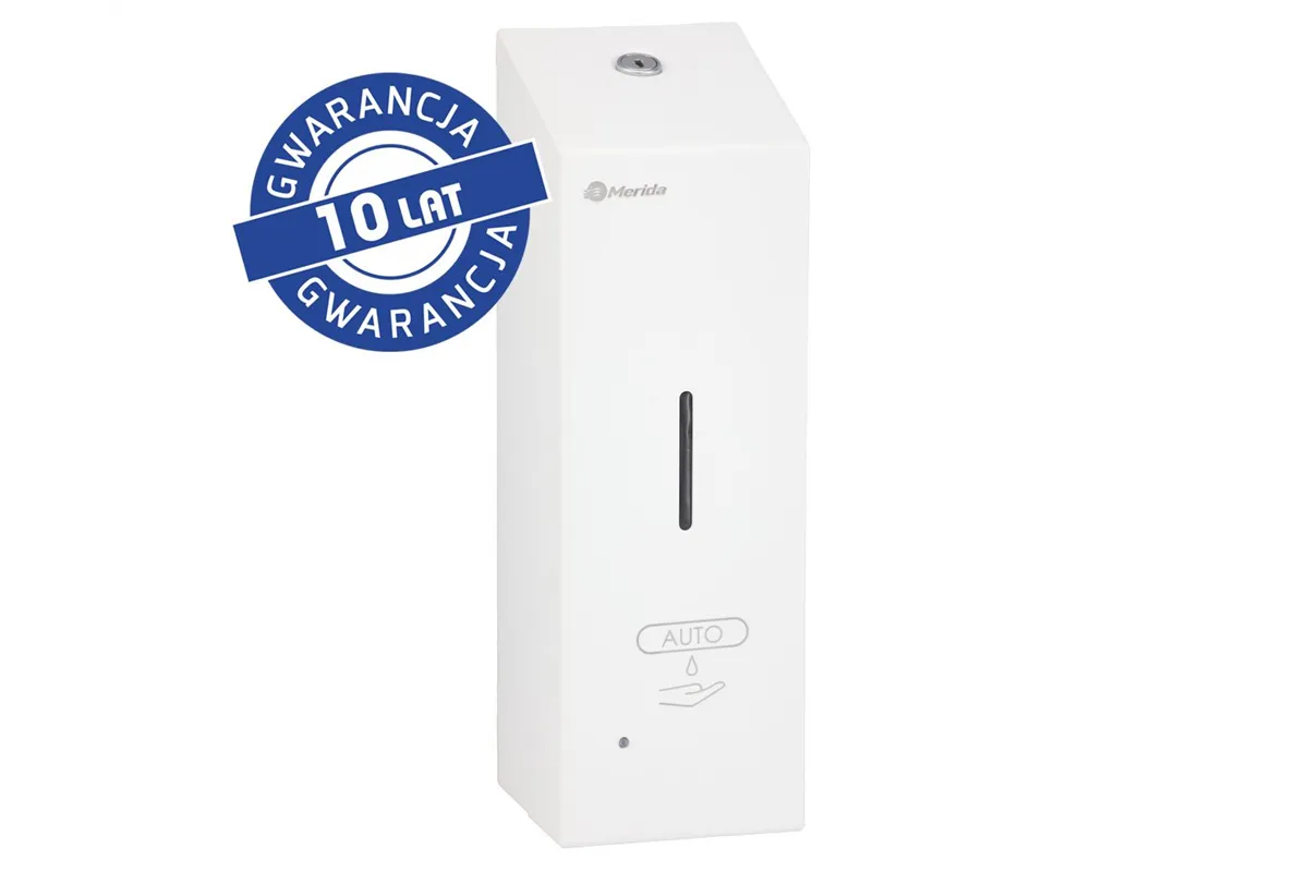 Bezdotykowy automatyczny dozownik mydła w pianie MERIDA STELLA AUTOMATIC SLIM WHITE LINE na wkłady 800ml biały
 DSB220