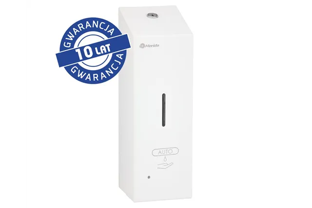 Bezdotykowy automatyczny dozownik mydła w pianie MERIDA STELLA AUTOMATIC SLIM WHITE LINE na wkłady 800ml biały
 DSB220