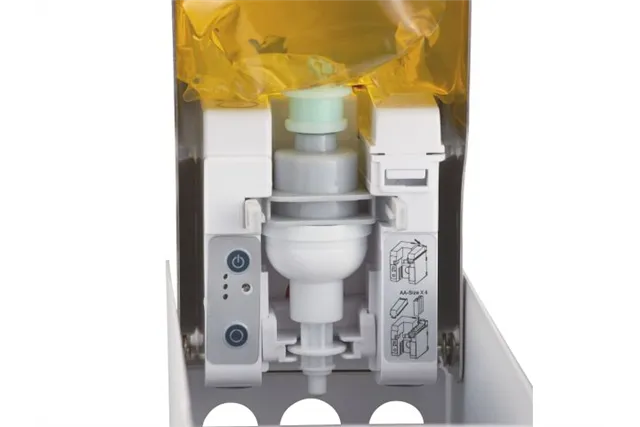 Bezdotykowy automatyczny dozownik mydła w pianie MERIDA STELLA AUTOMATIC SLIM WHITE LINE na wkłady 800ml biały
 DSB220