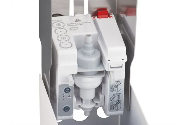 Bezdotykowy automatyczny dozownik mydła w pianie MERIDA STELLA AUTOMATIC SLIM WHITE LINE na wkłady 800ml biały
 DSB220