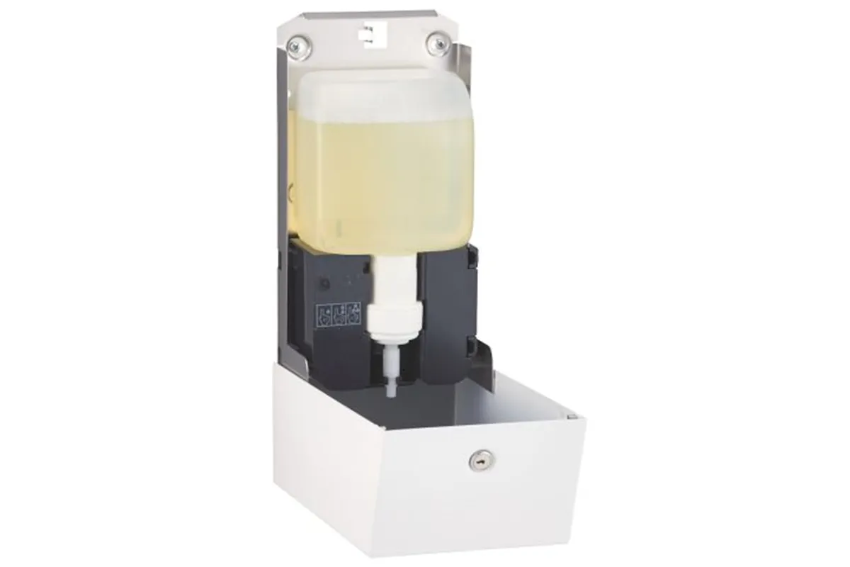 Bezdotykowy automatyczny dozownik mydła w pianie, MERIDA STELLA WHITE LINE AUTOMATIC na jednorazowe wkłady 1000 g, biały
 DSB20