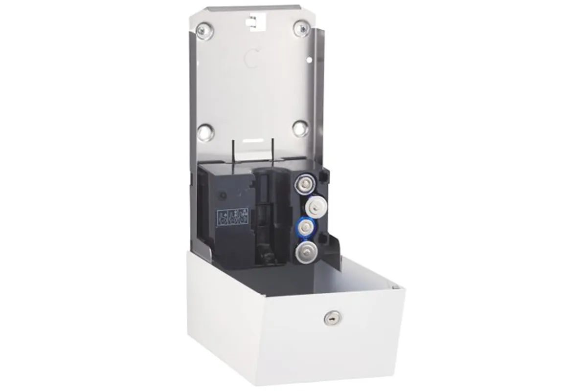 Bezdotykowy automatyczny dozownik mydła w pianie, MERIDA STELLA WHITE LINE AUTOMATIC na jednorazowe wkłady 1000 g, biały
 DSB20