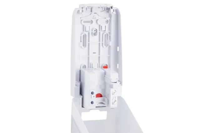 Bezdotykowy automatyczny dozownik mydła w płynie MERIDA HARMONY, pojemność zbiornika 1100 ml
 Merida DHB103