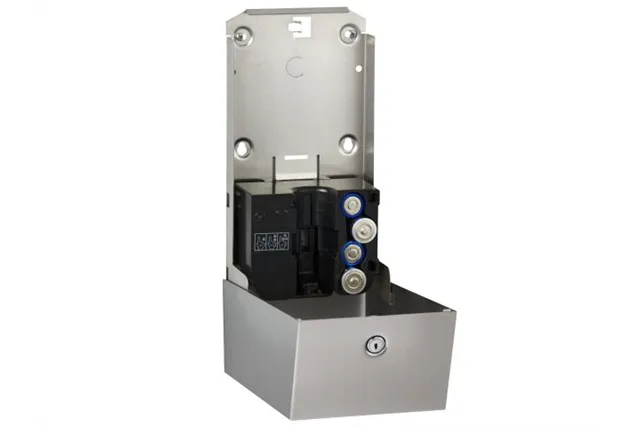 Bezdotykowy automatyczny dozownik mydła w płynie MERIDA STELLA AUTOMATIC AntiFingerPrint  1000ml stal matowa powłoka AFP
 DSM17