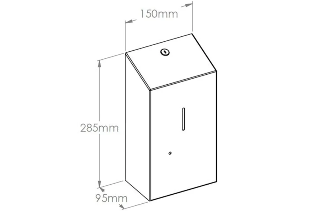 Bezdotykowy automatyczny dozownik mydła w płynie MERIDA STELLA WHITE LINE AUTOMATIC, pojemność zbiornika 1000 ml, biały
 DSB109