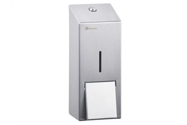 Dozownik mydła w pianie MERIDA STELLA Anti-FingerPrint MAXI na wkłady 700g pompka spieniająca stal matowa z powłoką AFP
 DSM276