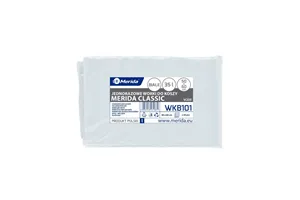 Worki na śmieci MERIDA, 50 x 60 cm, pojemność 35 l, paczka 50 szt., BIAŁE, LDPE
 Merida WKB101