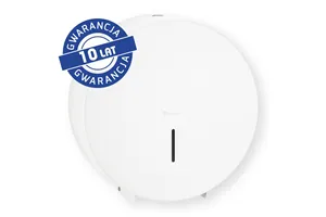 Pojemnik na papier toaletowy MERIDA STELLA WHITE LINE MAXI, średnica papieru do 23 cm, biały
 Merida BSB104