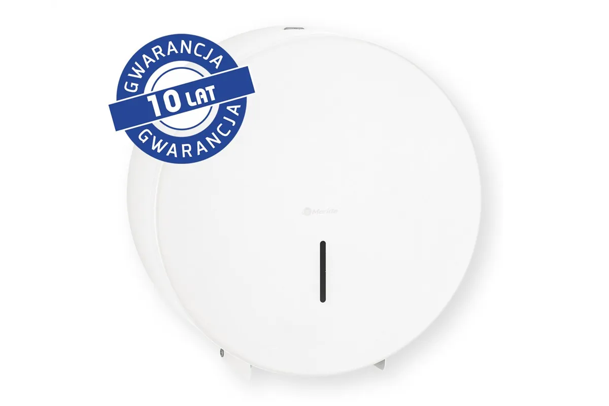 Pojemnik na papier toaletowy MERIDA STELLA WHITE LINE MAXI, średnica papieru do 23 cm, biały
 Merida BSB104