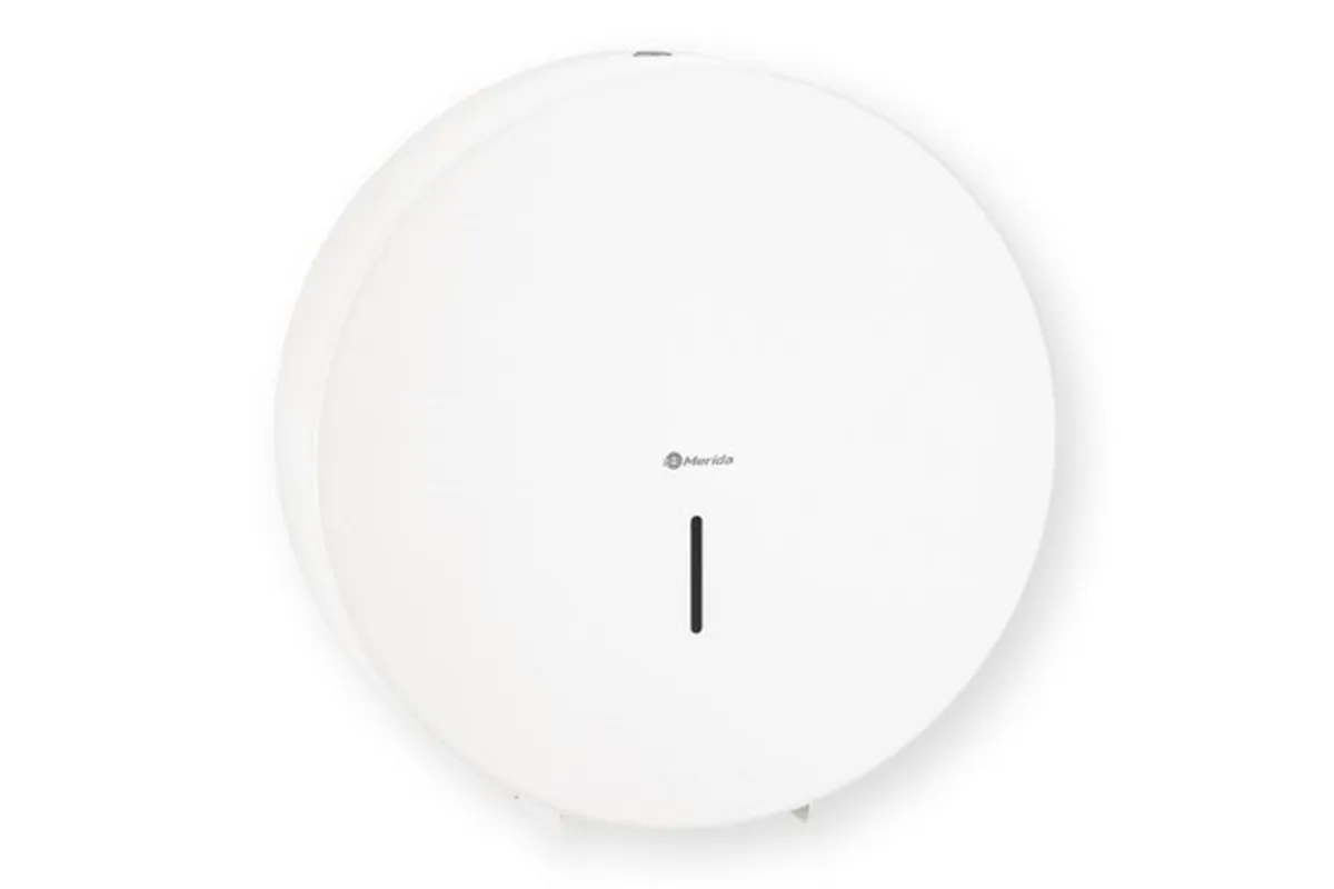 Pojemnik na papier toaletowy MERIDA STELLA WHITE LINE MAXI, średnica papieru do 23 cm, biały
 Merida BSB104