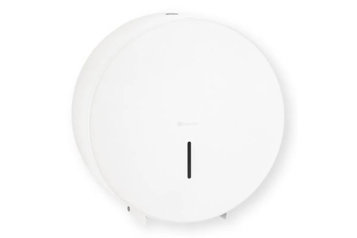 Pojemnik na papier toaletowy MERIDA STELLA WHITE LINE MAXI, średnica papieru do 23 cm, biały
 Merida BSB104