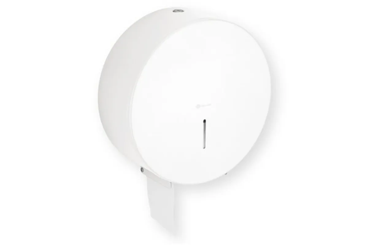 Pojemnik na papier toaletowy MERIDA STELLA WHITE LINE MAXI, średnica papieru do 23 cm, biały
 Merida BSB104