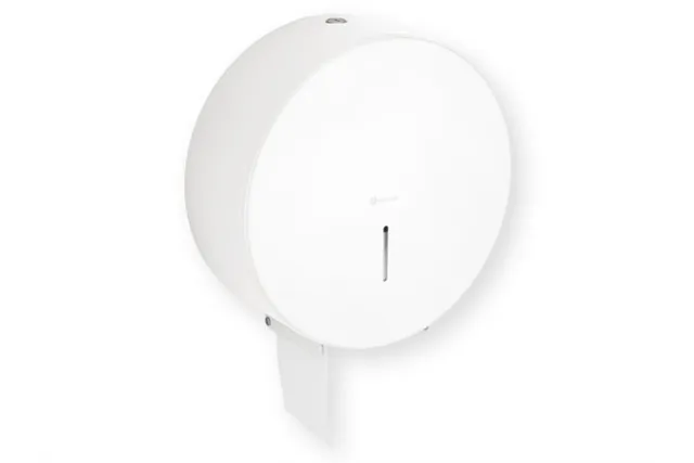 Pojemnik na papier toaletowy MERIDA STELLA WHITE LINE MAXI, średnica papieru do 23 cm, biały
 Merida BSB104