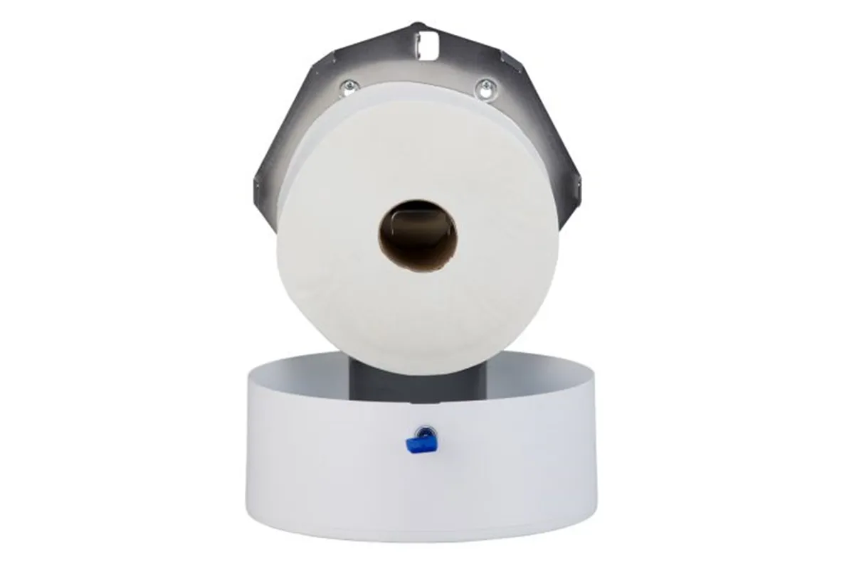 Pojemnik na papier toaletowy MERIDA STELLA WHITE LINE MAXI, średnica papieru do 23 cm, biały
 Merida BSB104