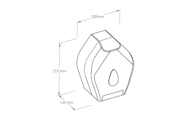 Pojemnik na papier toaletowy MERIDA UNIQUE EXCLUSIVE CARBON LINE
 Merida BUH221