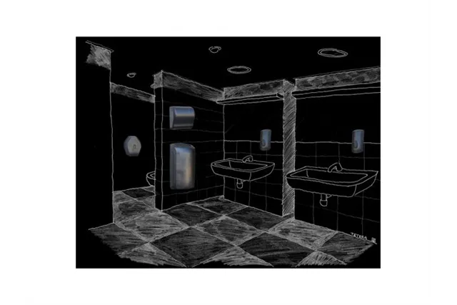 Pojemnik na papier toaletowy MERIDA UNIQUE GLAMOUR BLACK LINE
 Merida BUH219