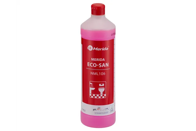 MERIDA ECO-SAN, ekologiczny środek do codziennego mycia sanitariatów, butelka 1 l, ECOLABEL
 Merida NML106