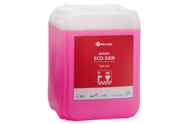MERIDA ECO-SAN, ekologiczny środek do codziennego mycia sanitariatów, kanister 10 l, ECOLABEL
 Merida NML606