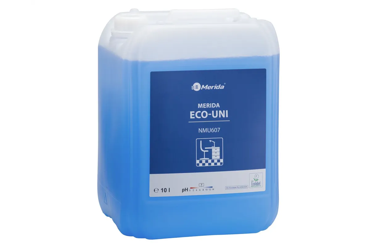 MERIDA ECO-UNI, ekologiczny, uniwersalny środek czyszczący, kanister 10 l, ECOLABEL
 Merida NMU607