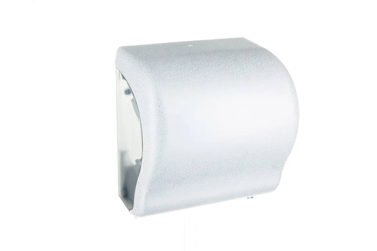 Mechaniczny podajnik ręczników w rolach MERIDA UNIQUE LUX CUT GLAMOUR WHITE LINE
 Merida CUH317