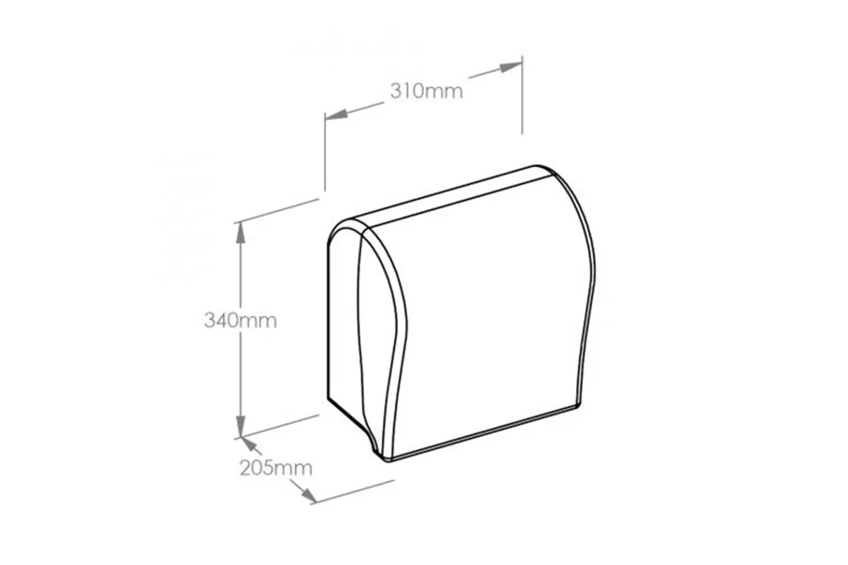 Mechaniczny podajnik ręczników w rolach MERIDA UNIQUE SOLID CUT EXCLUSIVE CARBON LINE
 Merida CUH322