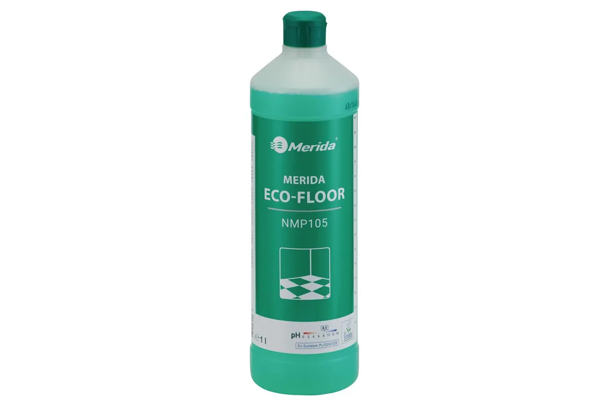 MERIDA ECO-FLOOR, ekologiczny środek do mycia podłóg wodoodpornych, butelka 1 l, ECOLABEL
 Merida NMP105
