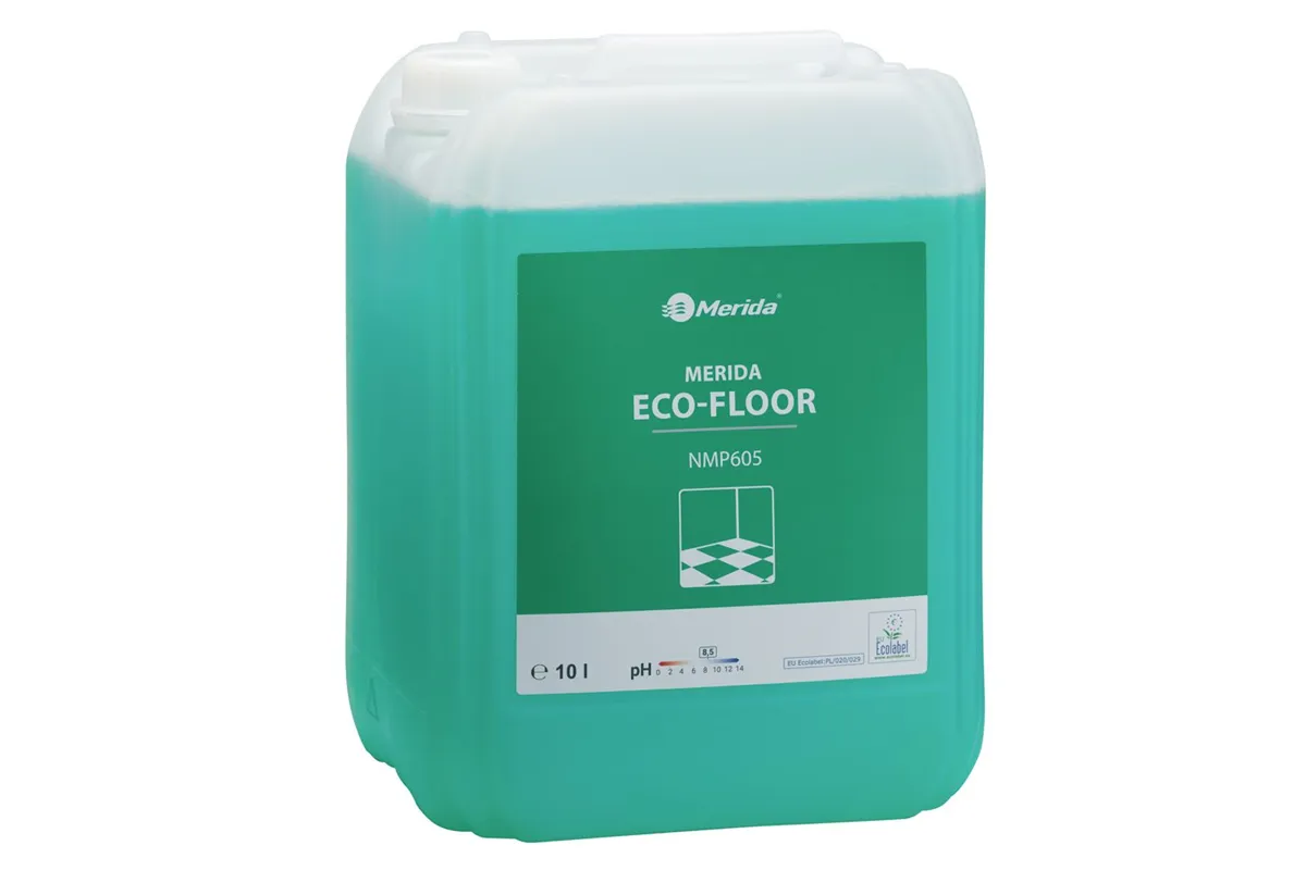 MERIDA ECO-FLOOR, ekologiczny środek do mycia podłóg wodoodpornych, kanister 10 l, ECOLABEL
 Merida NMP605