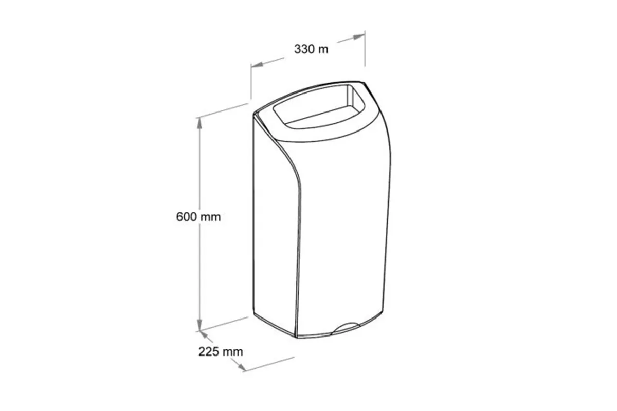 Kosz otwarty wiszący 40 l MERIDA UNIQUE RED SPARK LINE
 Merida KUR151