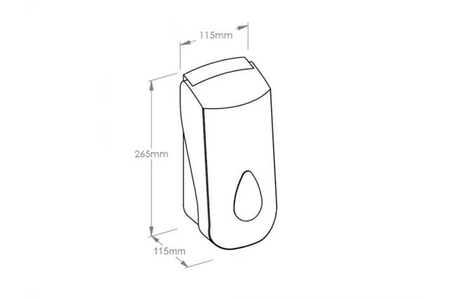 Dozownik mydła w pianie UNIQUE RED SPARK
 Merida DUR251