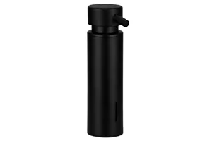 Dozownik mydła w płynie mocowany do blatu MERIDA STELLA BLACK LINE, pojemność zbiornika 300 ml, czarny
 Merida DSC111