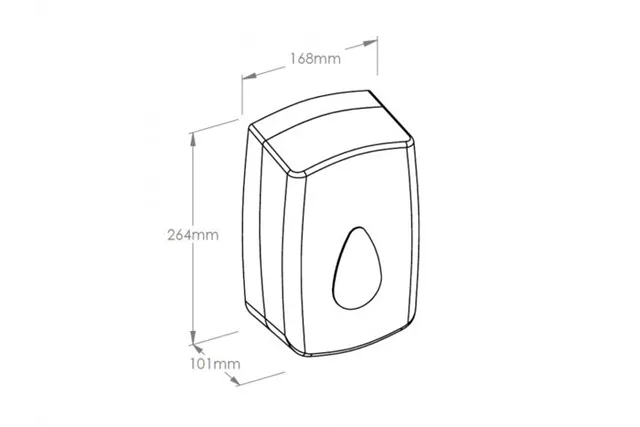 Automatyczny bezdotykowy dozownik mydła w pianie MERIDA UNIQUE AUTOMATIC EXCLUSIVE CARBON LINE
 Merida DUH521