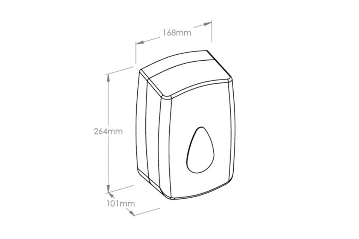 Automatyczny bezdotykowy dozownik mydła w pianie MERIDA UNIQUE AUTOMATIC GLAMOUR BLACK LINE
 Merida DUH519
