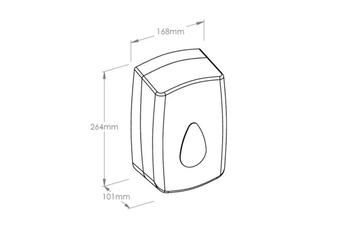 Automatyczny bezdotykowy dozownik mydła w pianie MERIDA UNIQUE AUTOMATIC LUXURY LINE
 Merida DUH511