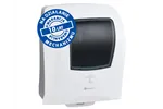 Automatyczny bezdotykowy podajnik ręczników papierowych w rolach MERIDA ONE AUTOMATIC MAXI, tworzywo ABS, biały
 Merida CEB501