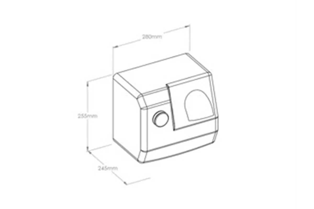 Suszarka do włosów MERIDA BASENOWA, stal matowa
 Merida EIM585