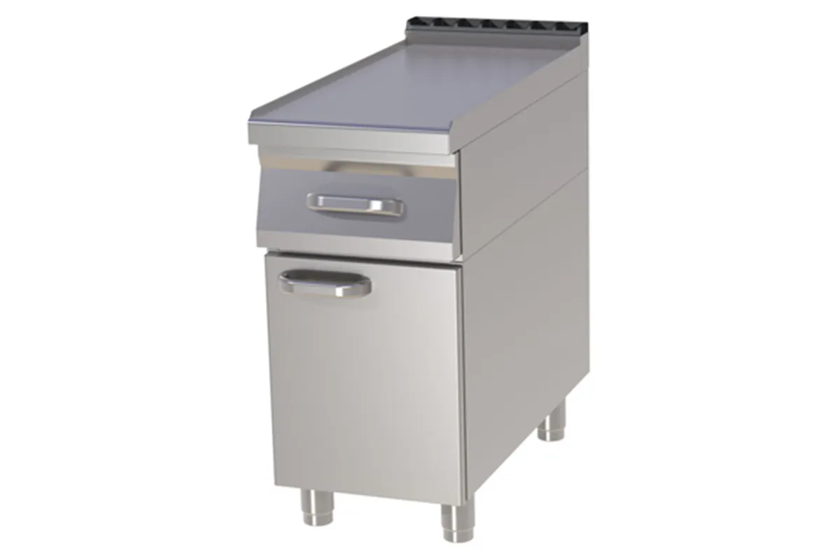 PP 90/80 D ﻿Płyta robocza z szufladą i drzwiami Red Fox