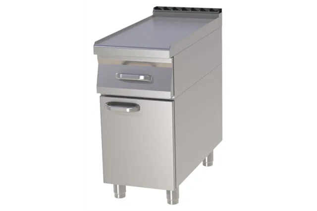 PP 90/80 D ﻿Płyta robocza z szufladą i drzwiami Red Fox