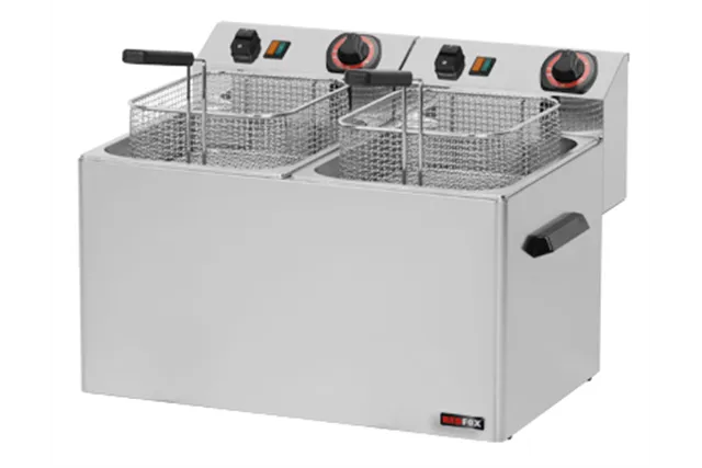 FE - 77 ﻿Frytownica elektryczna 8 + 8 l Red Fox