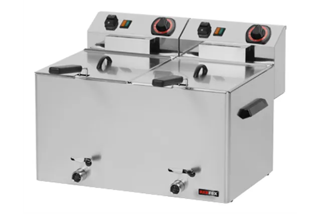 FE - 77 VT ﻿Frytownica elektryczna 8 + 8 l trójfazowa Red Fox