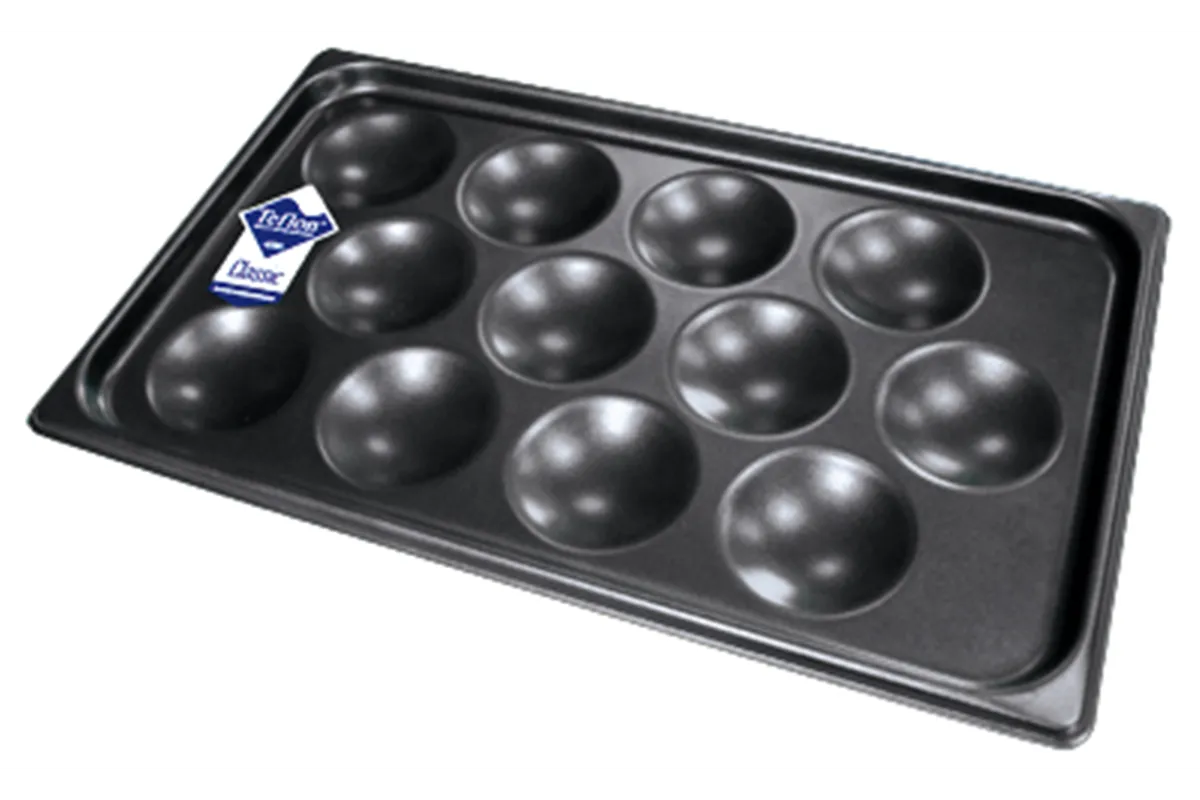 GN - 1/1 TJ ﻿Pojemnik GN 1/1 teflon na jaja (12szt) Red Fox