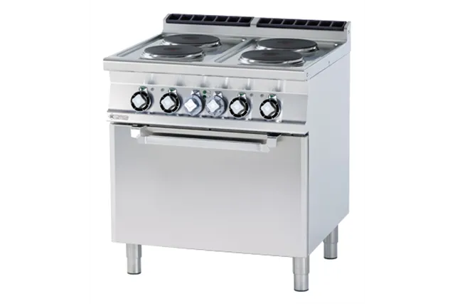 CF4 - 78 ET ﻿﻿Kuchnia elektryczna z piekarnikiem RM Gastro