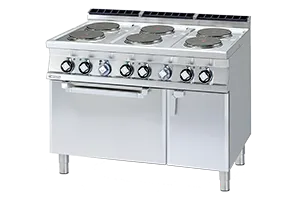 CF6 - 712 ETV ﻿﻿Kuchnia elektryczna z piekarnikiem RM Gastro