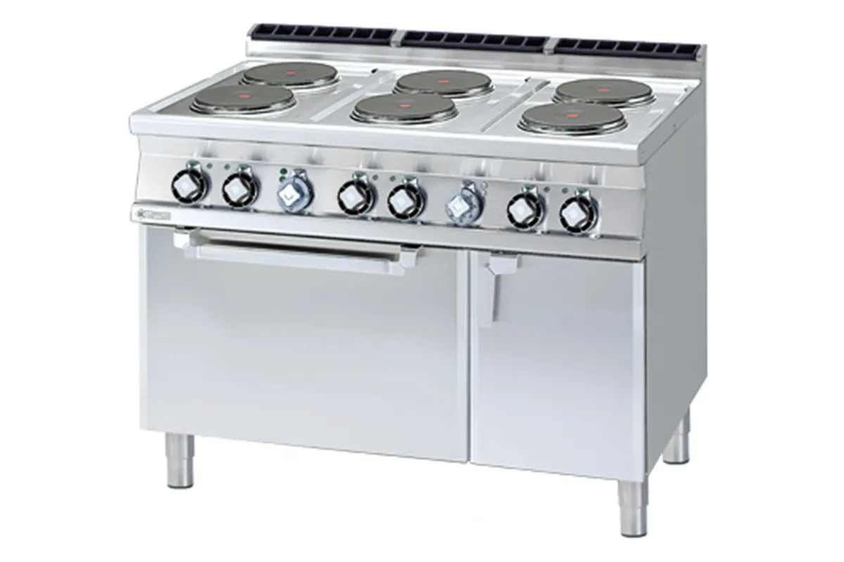 CFV6 - 712 ETV ﻿﻿Kuchnia elektryczna z piekarnikiem RM Gastro